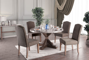 Bridgen Natural 5 Pc. Round Dining Table Set