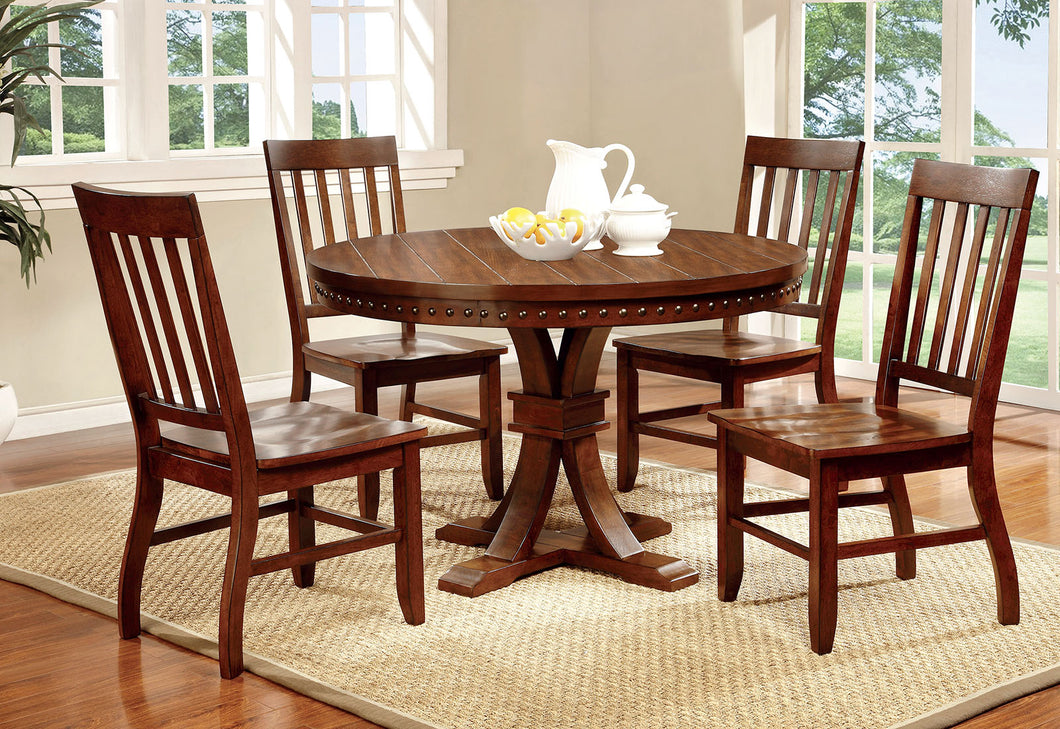 FOSTER I Dark Oak Round Table image