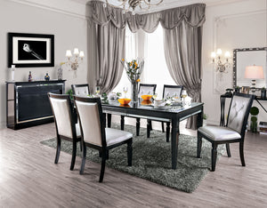 Alena Black/Silver Dining Table image