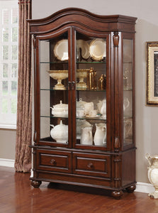 Sylvana Brown Cherry Hutch & Buffet