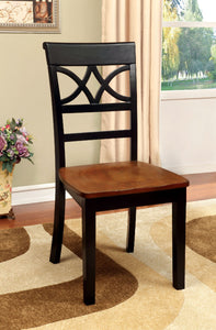 TORRINGTON Black/Cherry Side Chair (2/CTN)