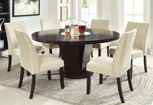 Cimma Espresso 7 Pc. Dining Table Set