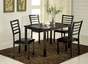 COLMAN Black 48" Dining Table