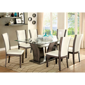 MANHATTAN I Gray 7 Pc. Dining Table Set