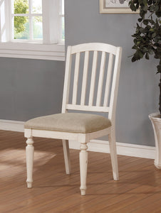 Summer Antique White/ Gray Side Chair (2/CTN)