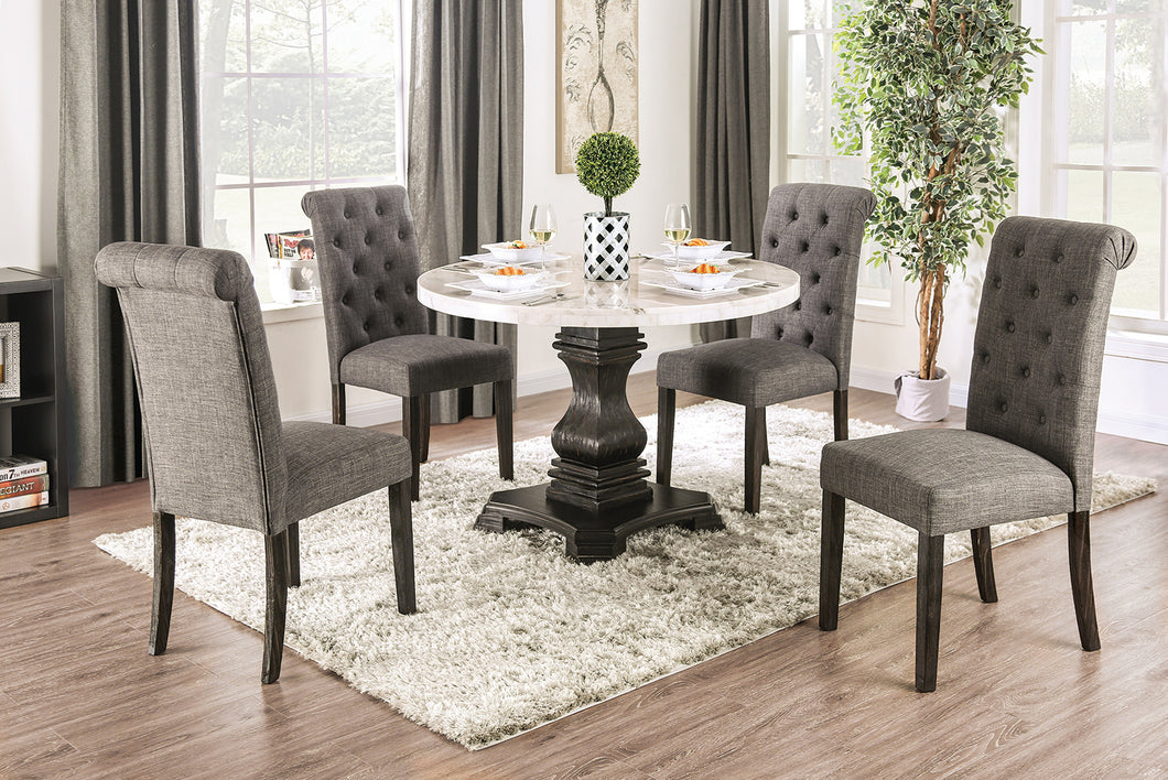 ELFREDO 5 Pc. Round Dining Table Set image