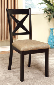 Liberta Black/Beige Side Chair (2/CTN)