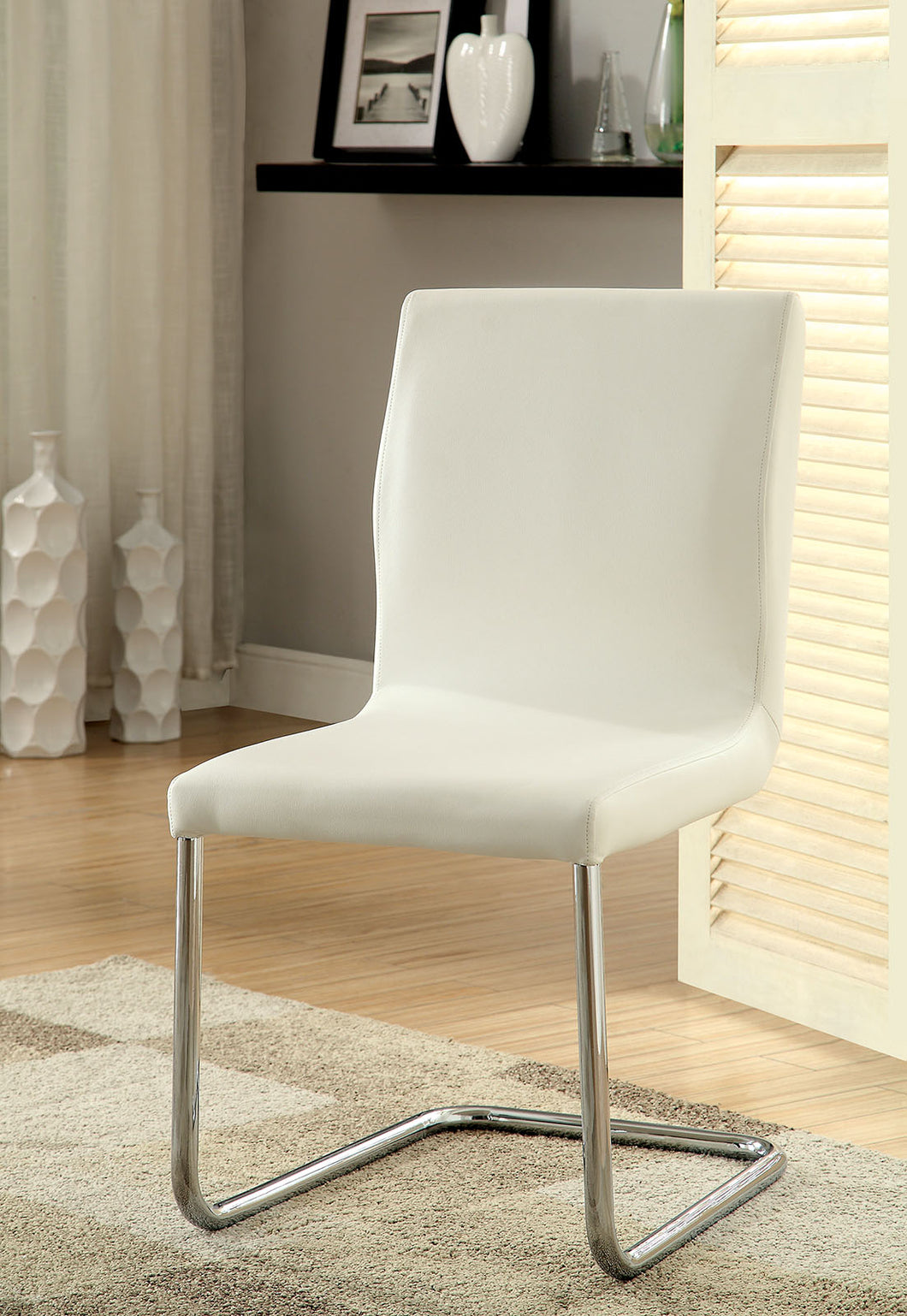 LODIA I White Side Chair