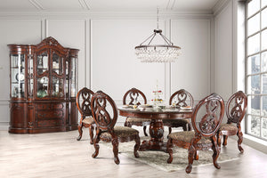 TUSCANY I Antique Cherry Round Dining Table, Cherry