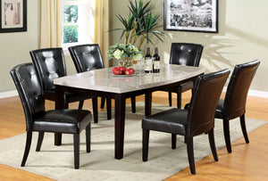 Marion I Espresso 7 Pc. Oval Dining Table Set