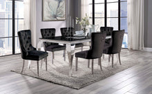 Load image into Gallery viewer, NEUVEVILLE 7 Pc. Dining Table Set, Black Chairs image
