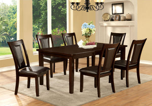 EMMONS I Dark Cherry 7 Pc. Dining Table Set