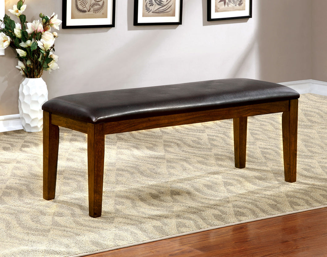 HILLSVIEW I Brown Cherry/Espresso Bench