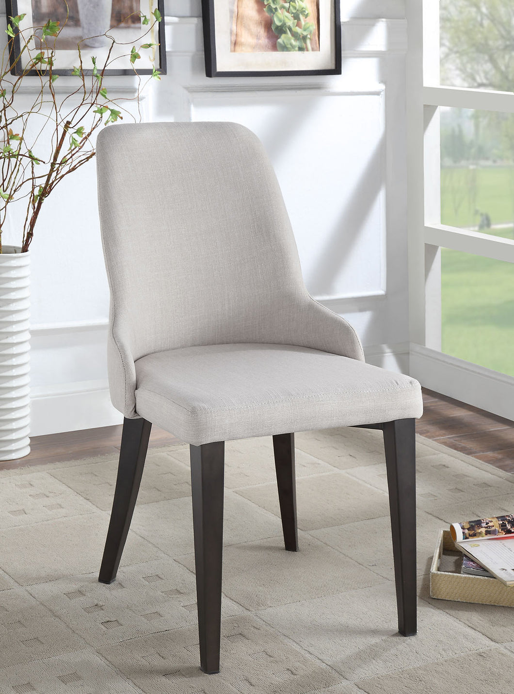 Marge Beige Side Chair (2/CTN)