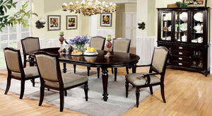 Harrington Dark Walnut 7 Pc. Dining Table Set (2AC+4SC)