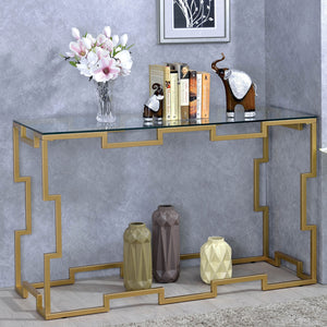 Josephine Gold Sofa Table