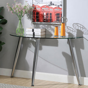 Delany Chrome Sofa Table