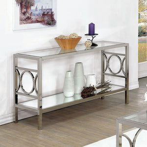 RYLEE Chrome Sofa Table, Chrome