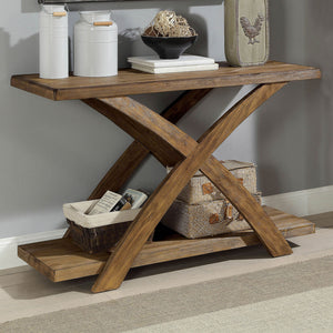 Bryanna Antique Light Oak Sofa Table image