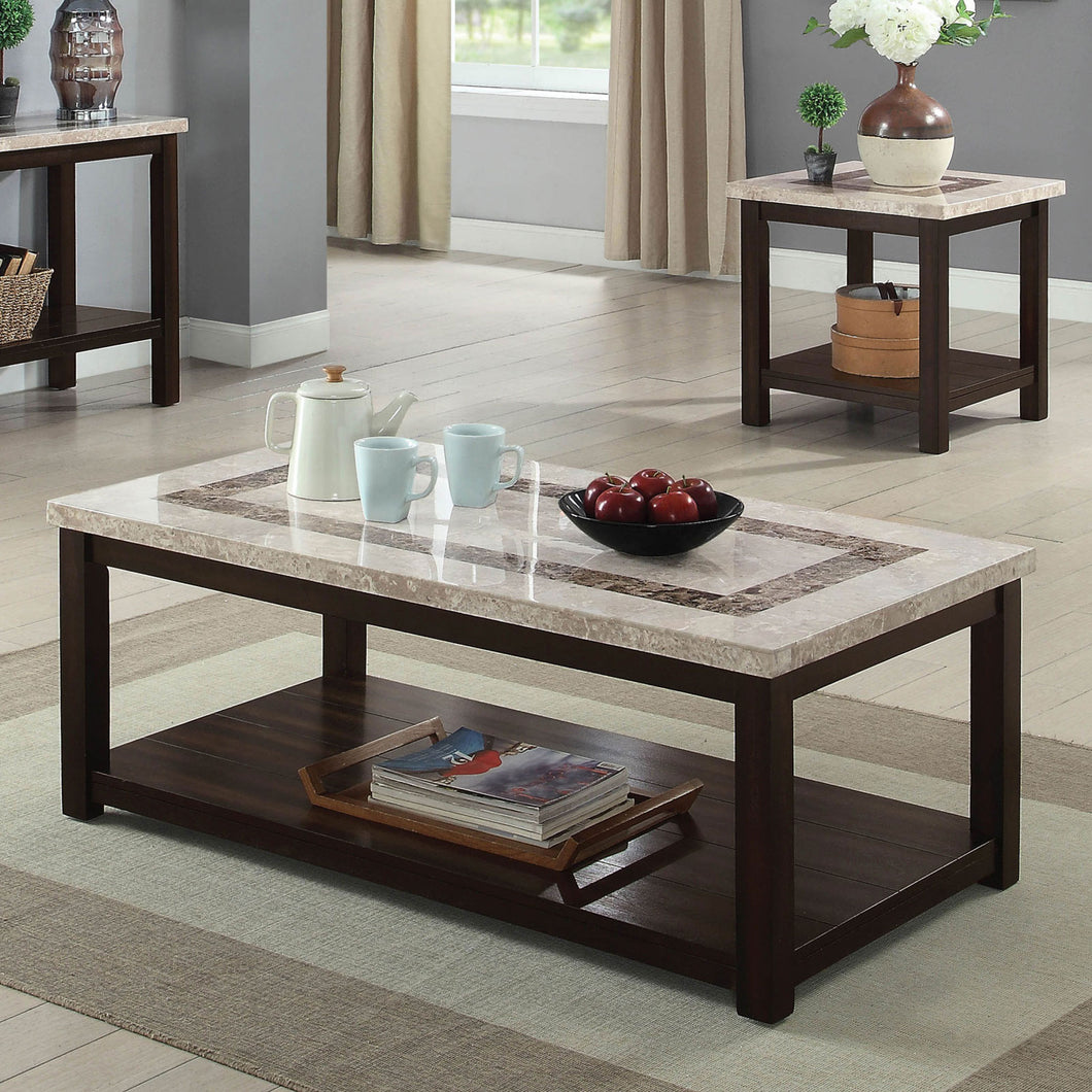 Rosetta Dark Walnut Coffee Table