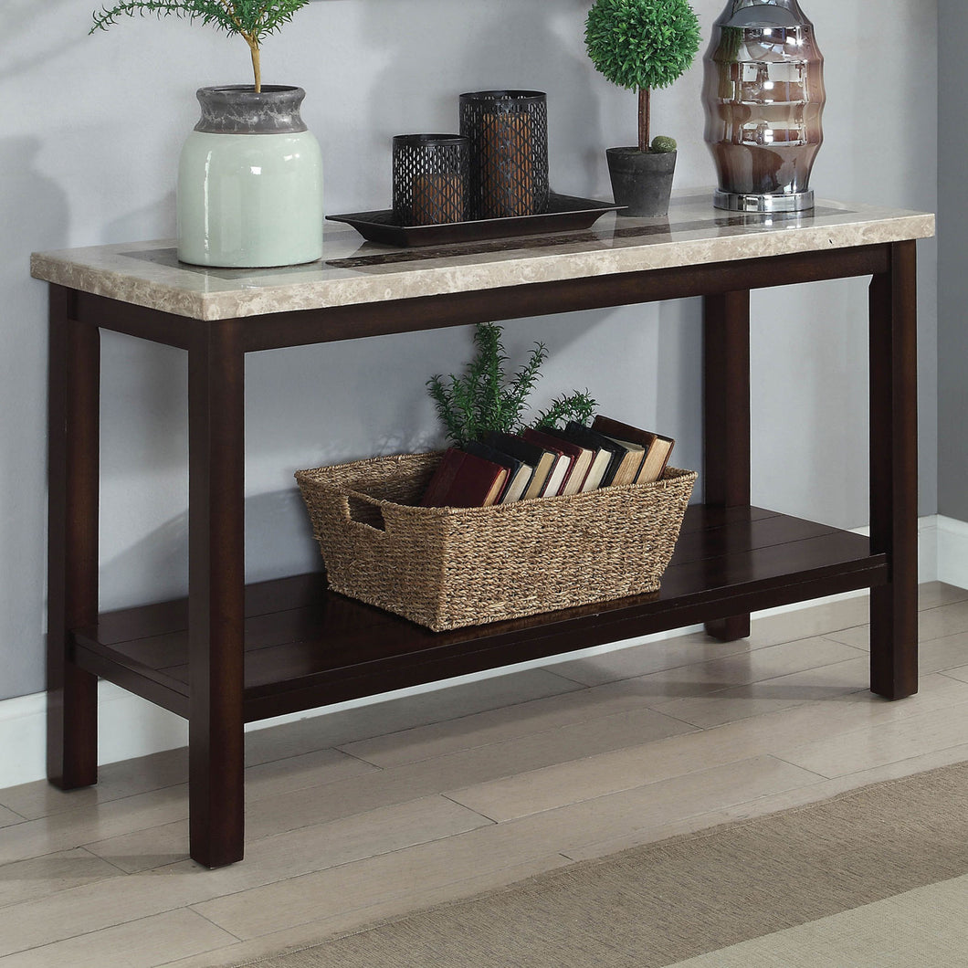 Rosetta Dark Walnut Sofa Table