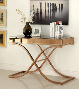 SUNDANCE Brass Sofa Table, Brass