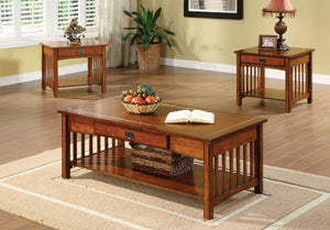 Seville Antique Oak 3 Pc. Table Set