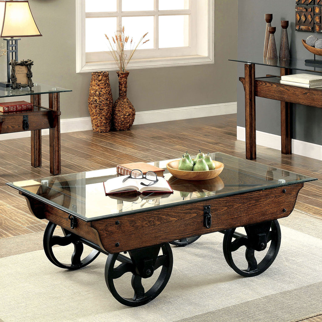 PENNY Medium Weathered Oak Coffee Table