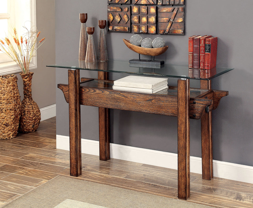 PENNY Medium Weathered Oak Sofa Table