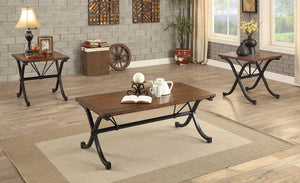 Sabine Dark Oak 3 Pc. Coffee Table Set