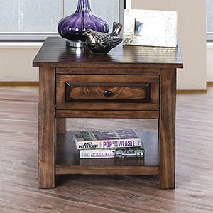 Annabel Walnut End Table image