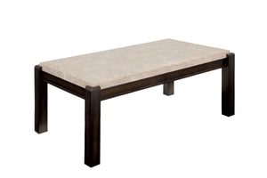 GLADSTONE III Dark Walnut/Ivory Coffee Table