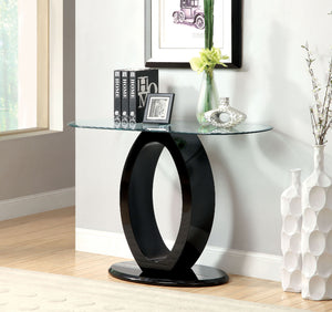 LODIA III Black Sofa Table, Black