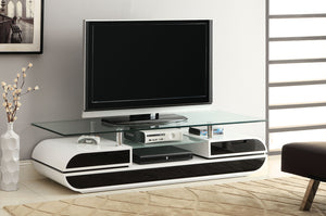Evos Black/White 63" TV Console