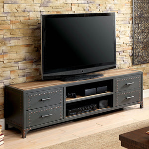 Galway Sand Black/Natural Tone 72" TV Stand