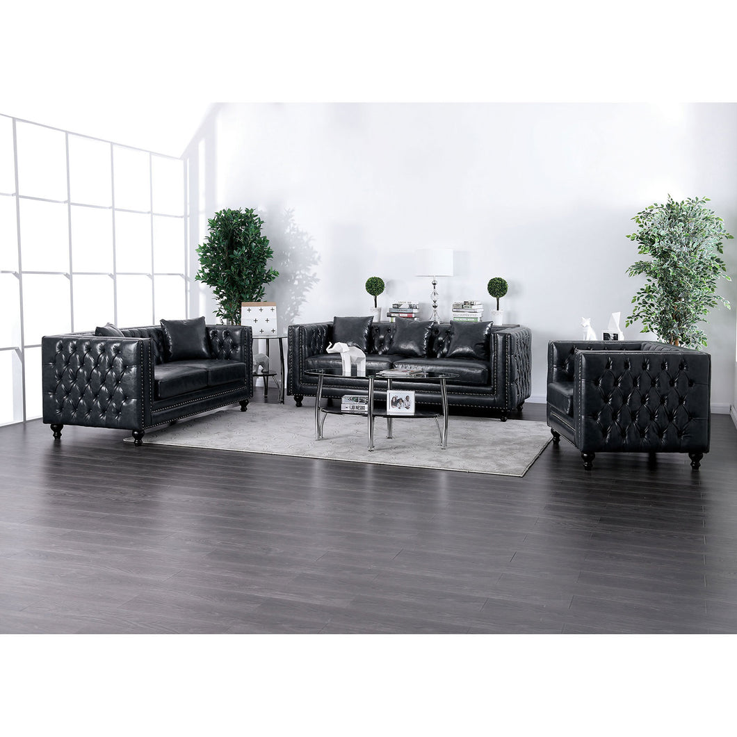 Sabini Dark Gray Sofa + Love Seat