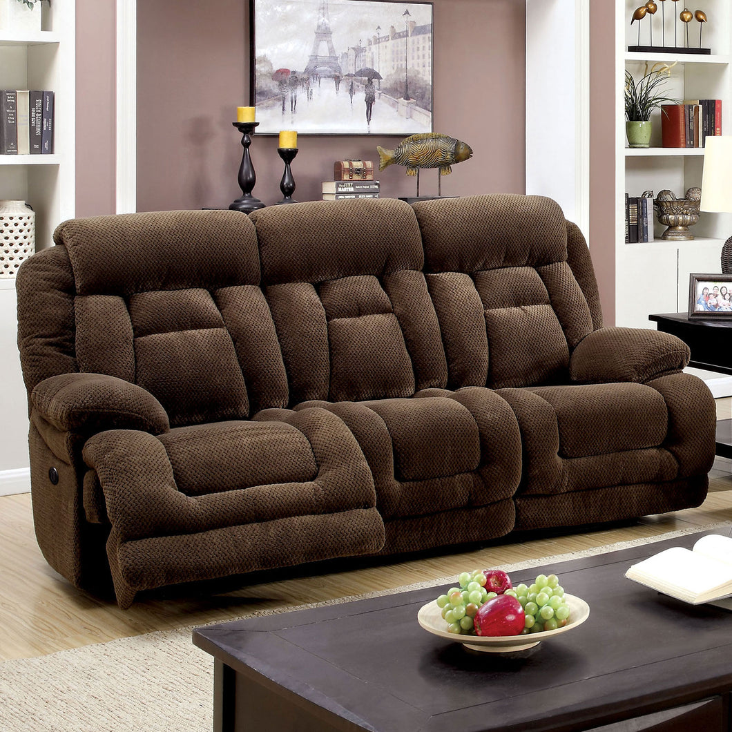 GRENVILLE Brown Power Sofa