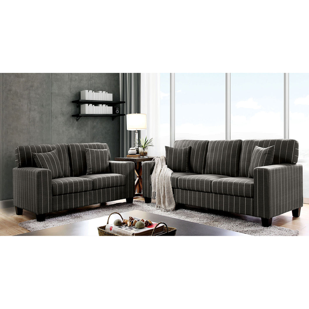 Pingree Dark Gray Sofa + Love Seat