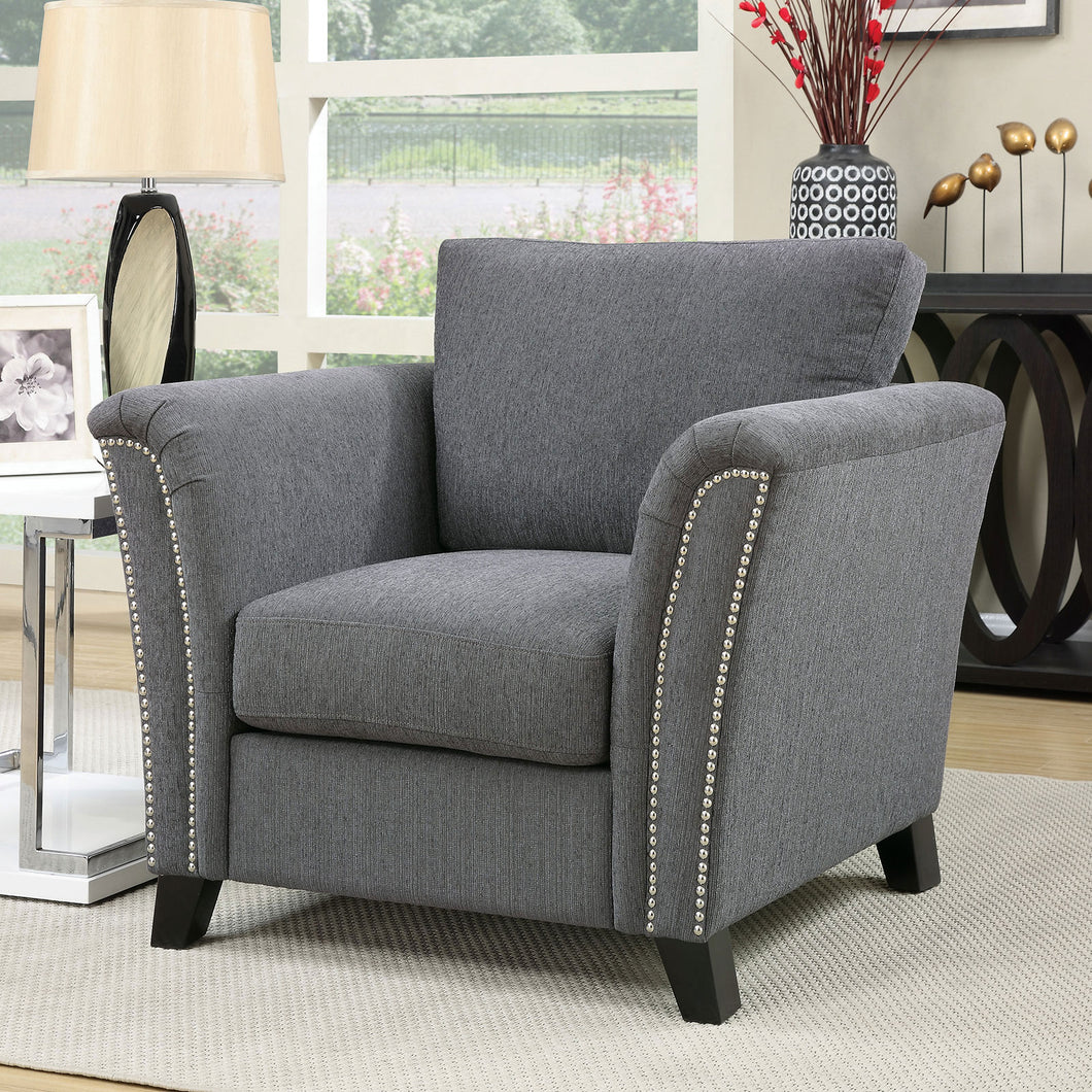 CAMPBELL Gray Chair, Gray