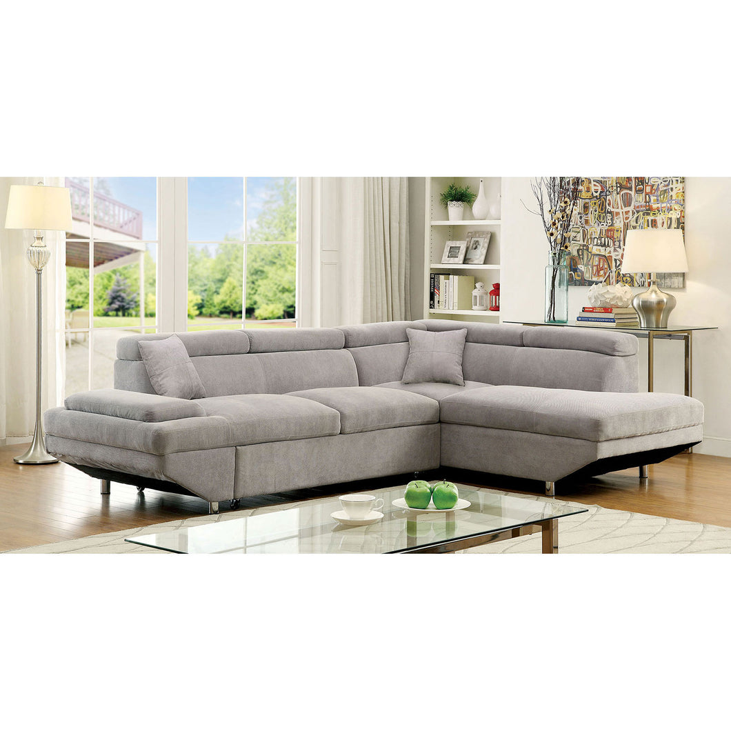 Foreman Gray Sectional, Gray