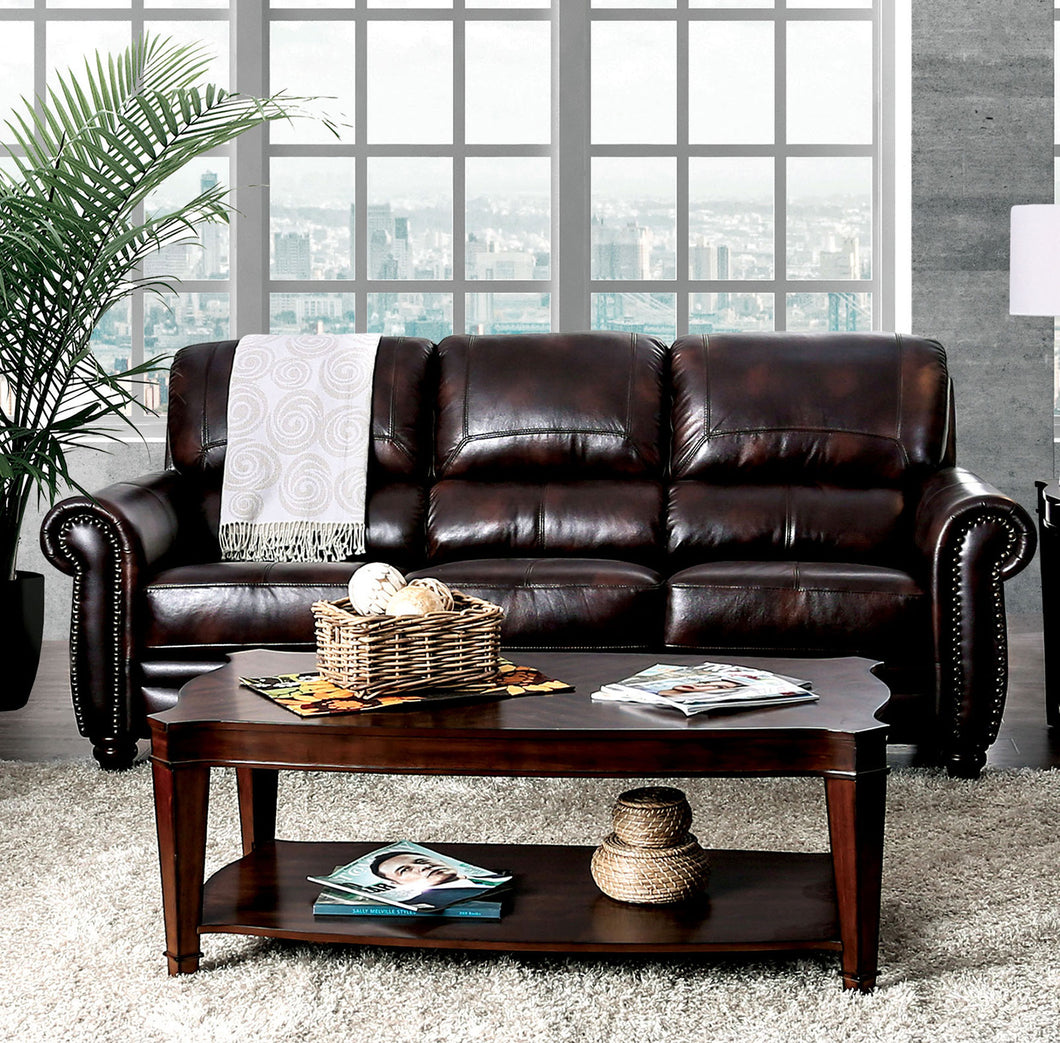 Edmont Brown Sofa