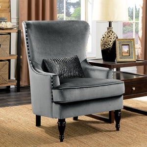 Manuela Dark Gray Chair, Gray