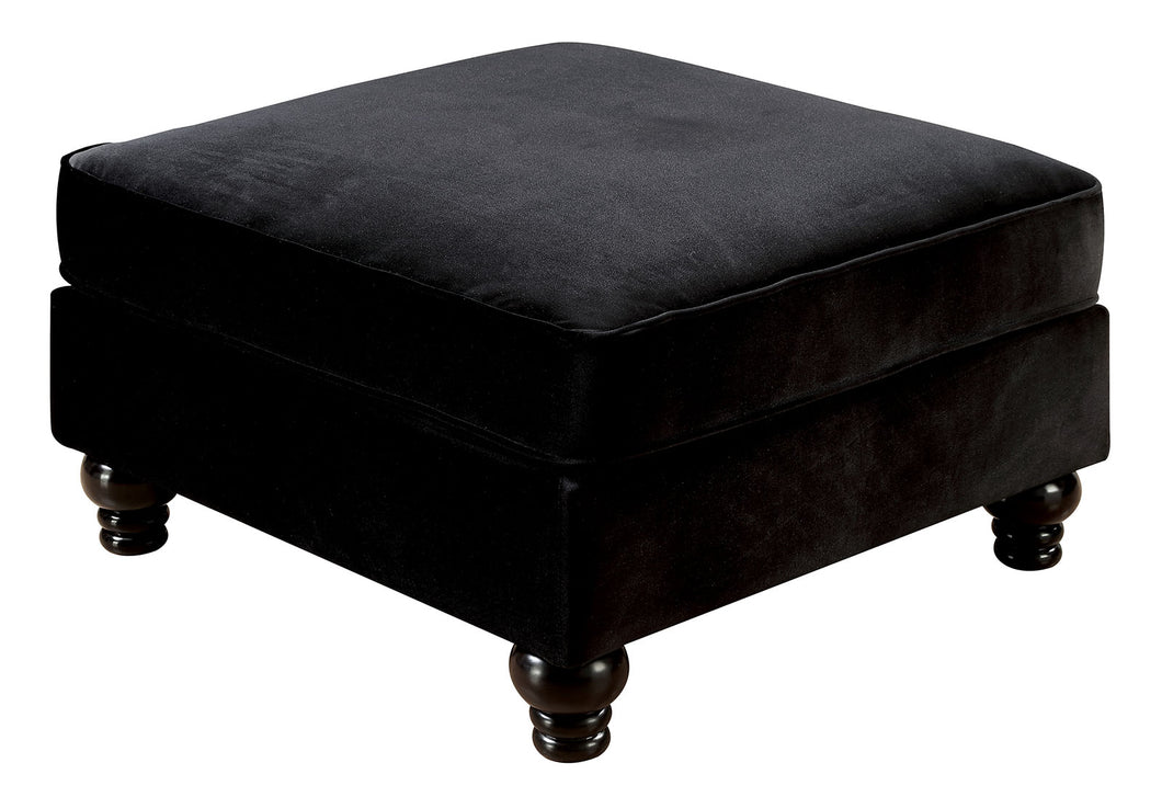 JOLANDA II Black Ottoman, Black