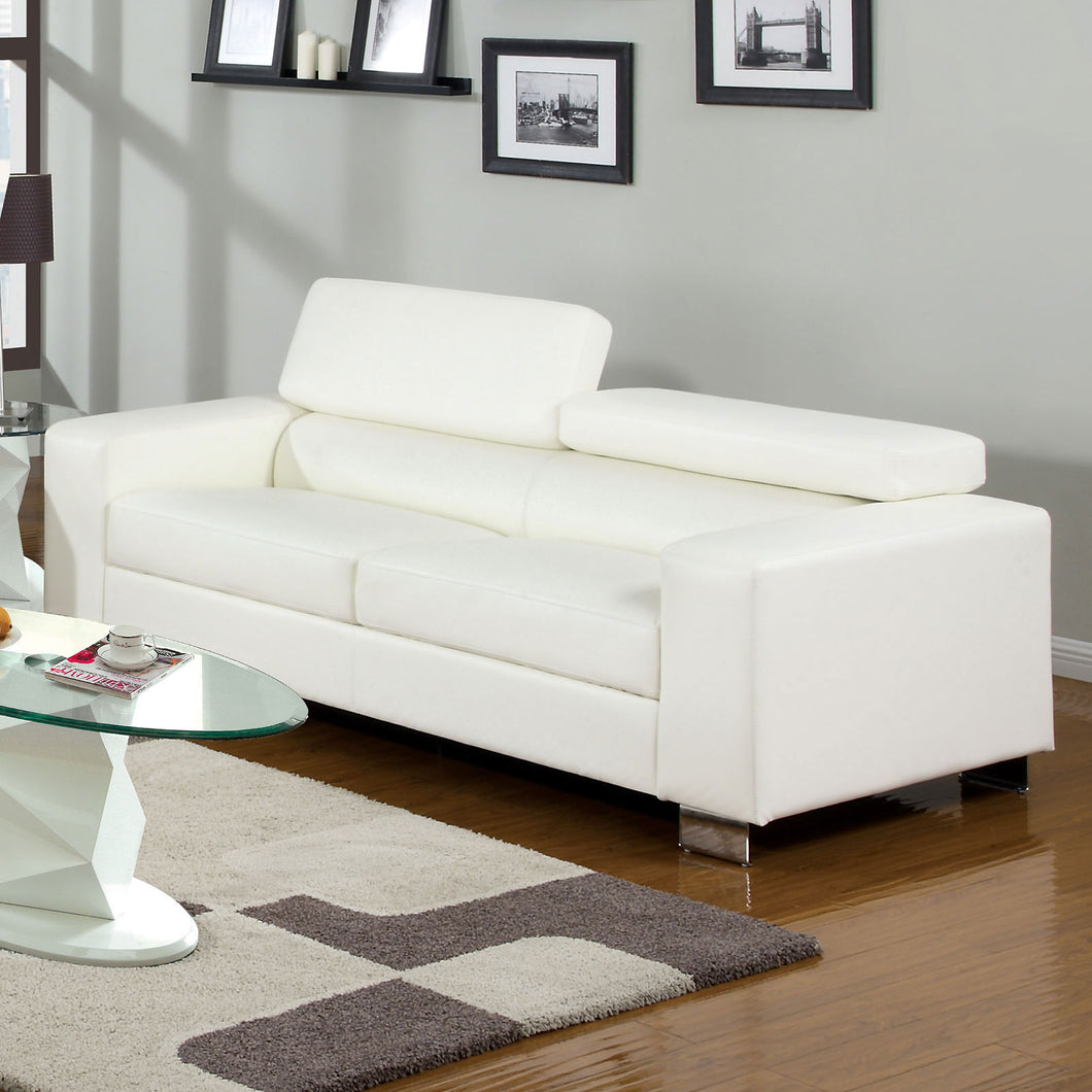 Makri White Sofa, White