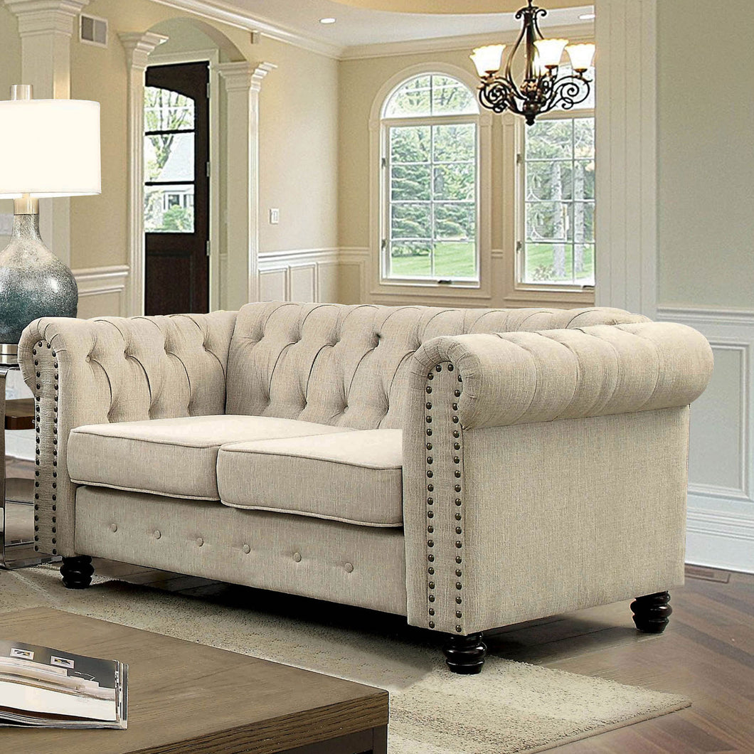 Winifred Ivory Love Seat