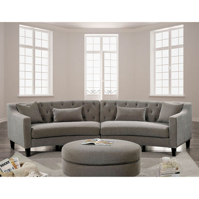 SARIN Warm Gray Sectional + Ottoman image