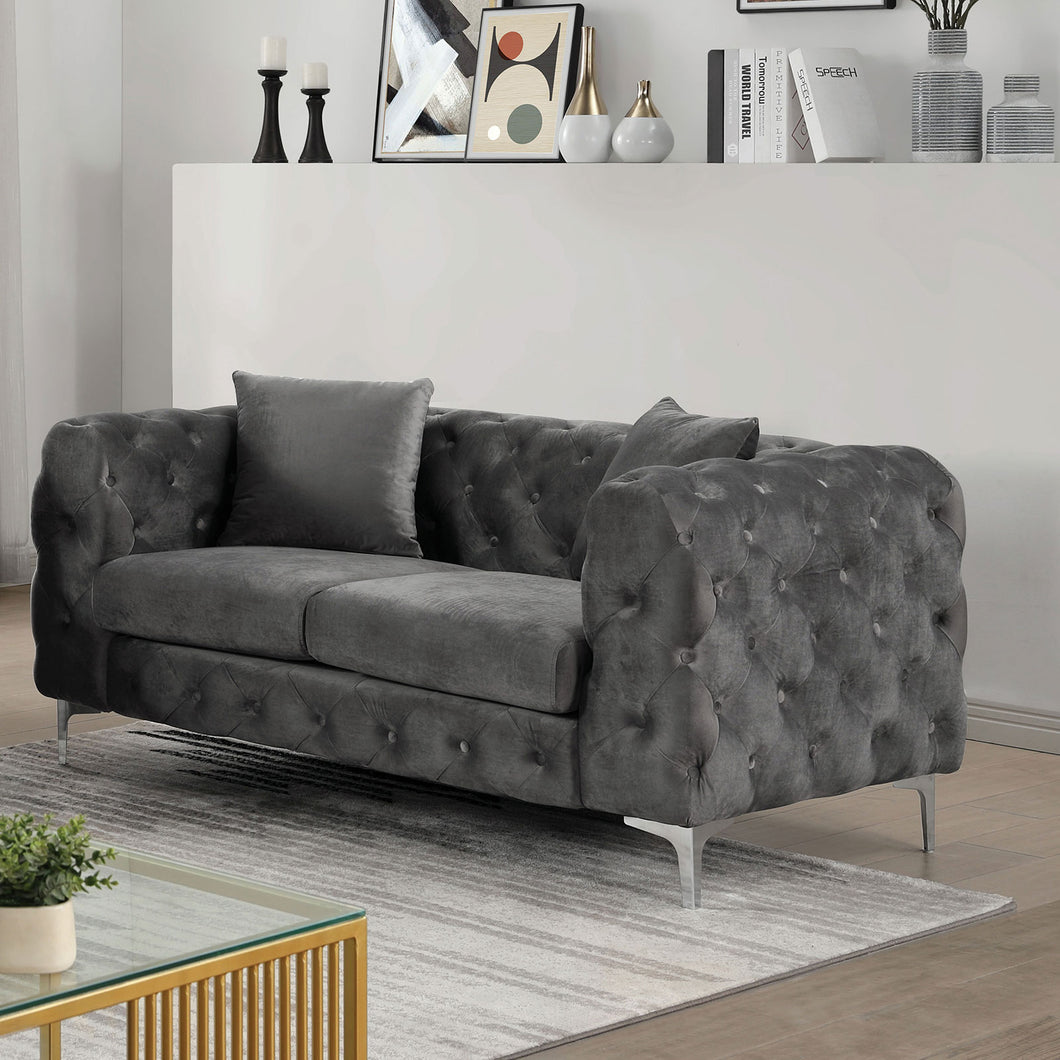 SAPPHIRA Loveseat, Dark Gray image