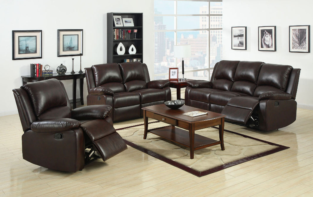 Oxford Rustic Dark Brown Sofa + Love Seat