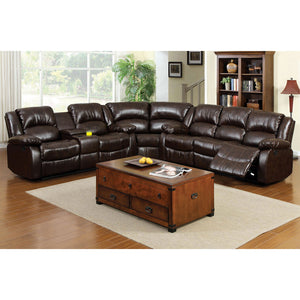 Winslow Dark Brown Sectional