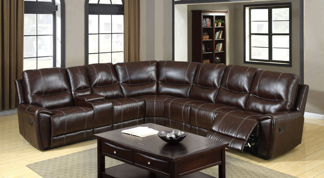 Keystone Brown Sectional